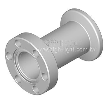 Reducering rostfritt DN63CF-DN40ISO-KF