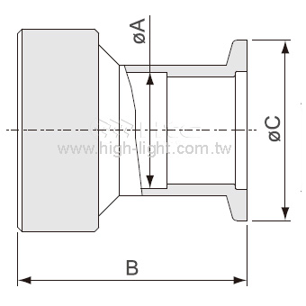 Kompressionskoppling rostfritt DN25ISO-KF-1/4" - 2