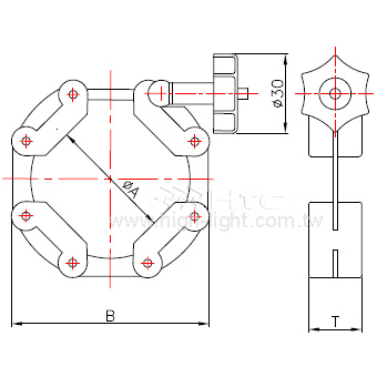 Clamping chain for metal seals DN32/40ISO-KF - 2