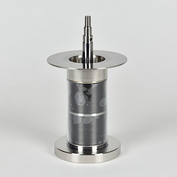 Bellow angle valve NW100ISO pneumatic