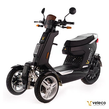 Elmoped Sagitta litiumjonbatteri svart