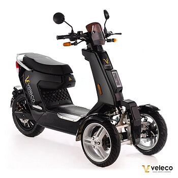 Elmoped Sagitta litiumjonbatteri svart