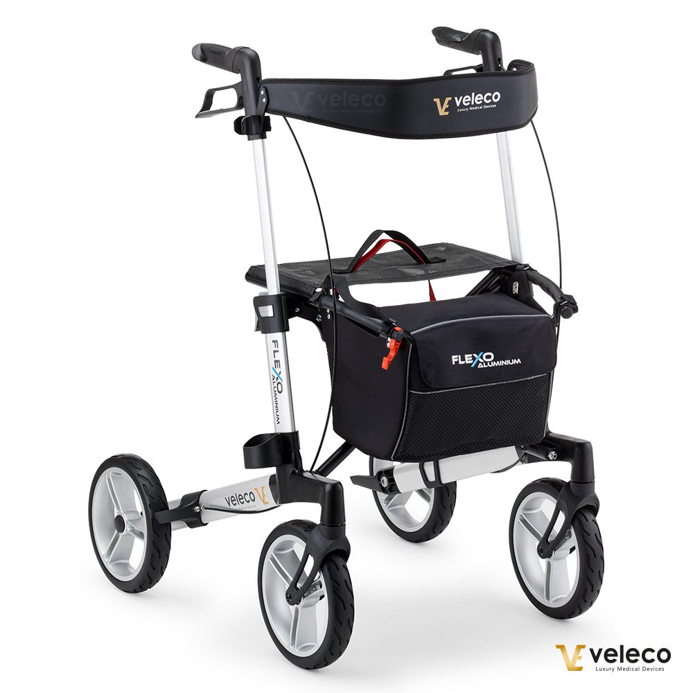 Rollator Hopfällbar - Flexo Silver