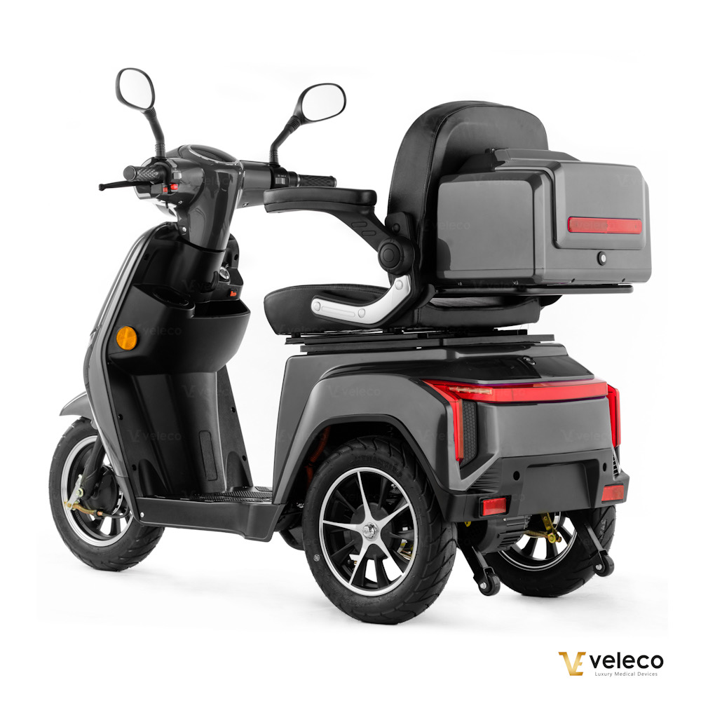 Promenadscooter Bäst i Test med Li-Ion batteri - Turris Grå - 10