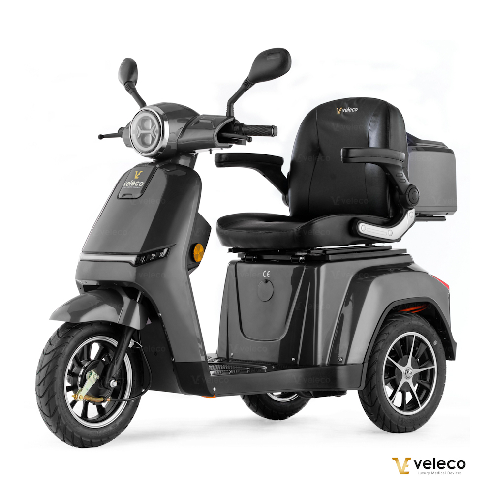 Promenadscooter Bäst i Test med Li-Ion batteri - Turris Grå - 2
