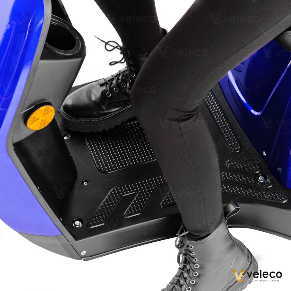 Promenadscooter Bäst i Test med Li-Ion batteri- Turris Blå - 18