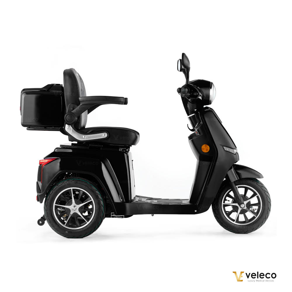 Promenadscooter Bäst i Test med Li-Ion batteri - Turris Svart - 6