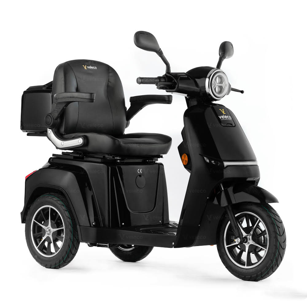  Promenadscooter Bäst i Test med Li-Ion batteri - Turris Svart