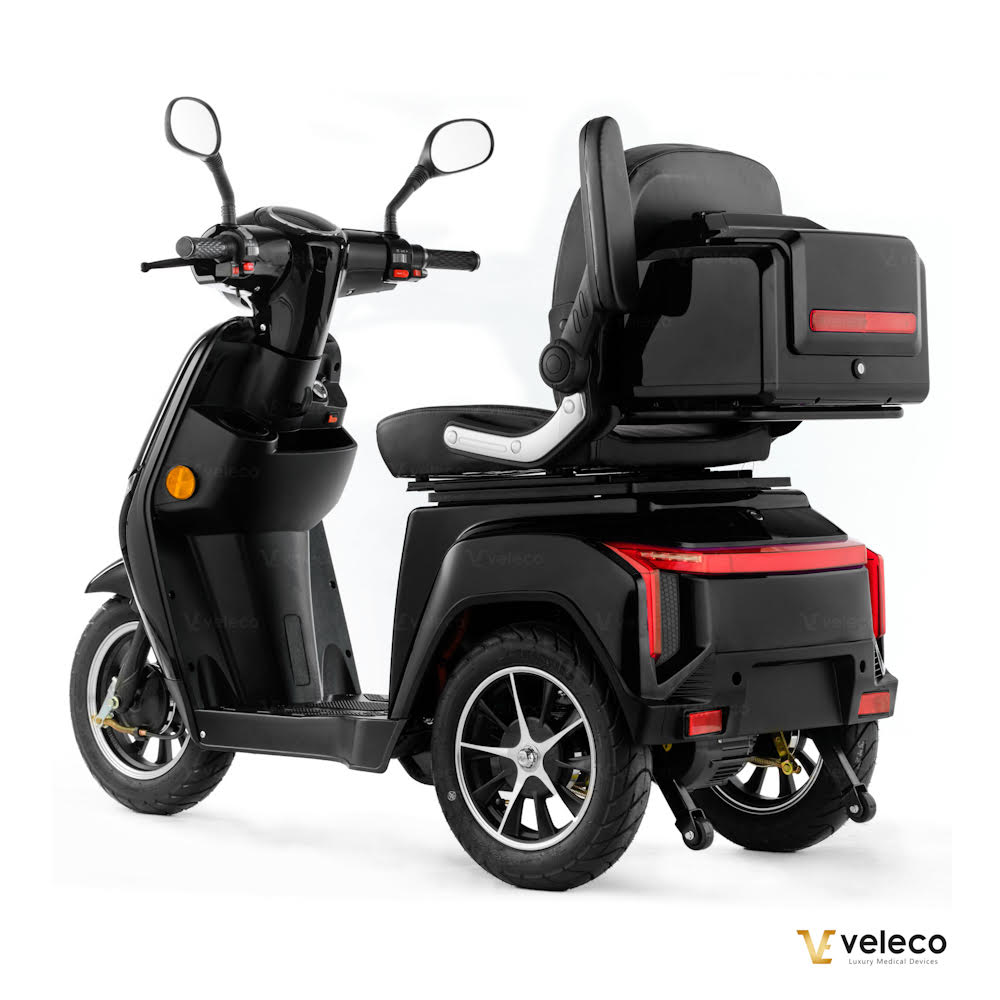  Promenadscooter Bäst i Test med Li-Ion batteri - Turris Svart - 11