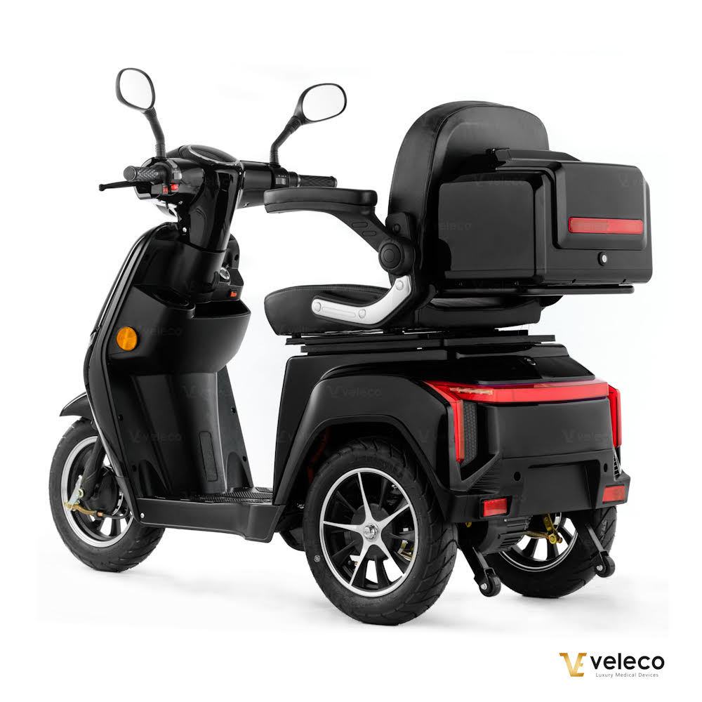  Promenadscooter Bäst i Test med Li-Ion batteri - Turris Svart - 10