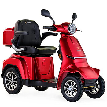 Promenadscooter Bäst i Test  med Li-Ion batteri - Gravis Röd