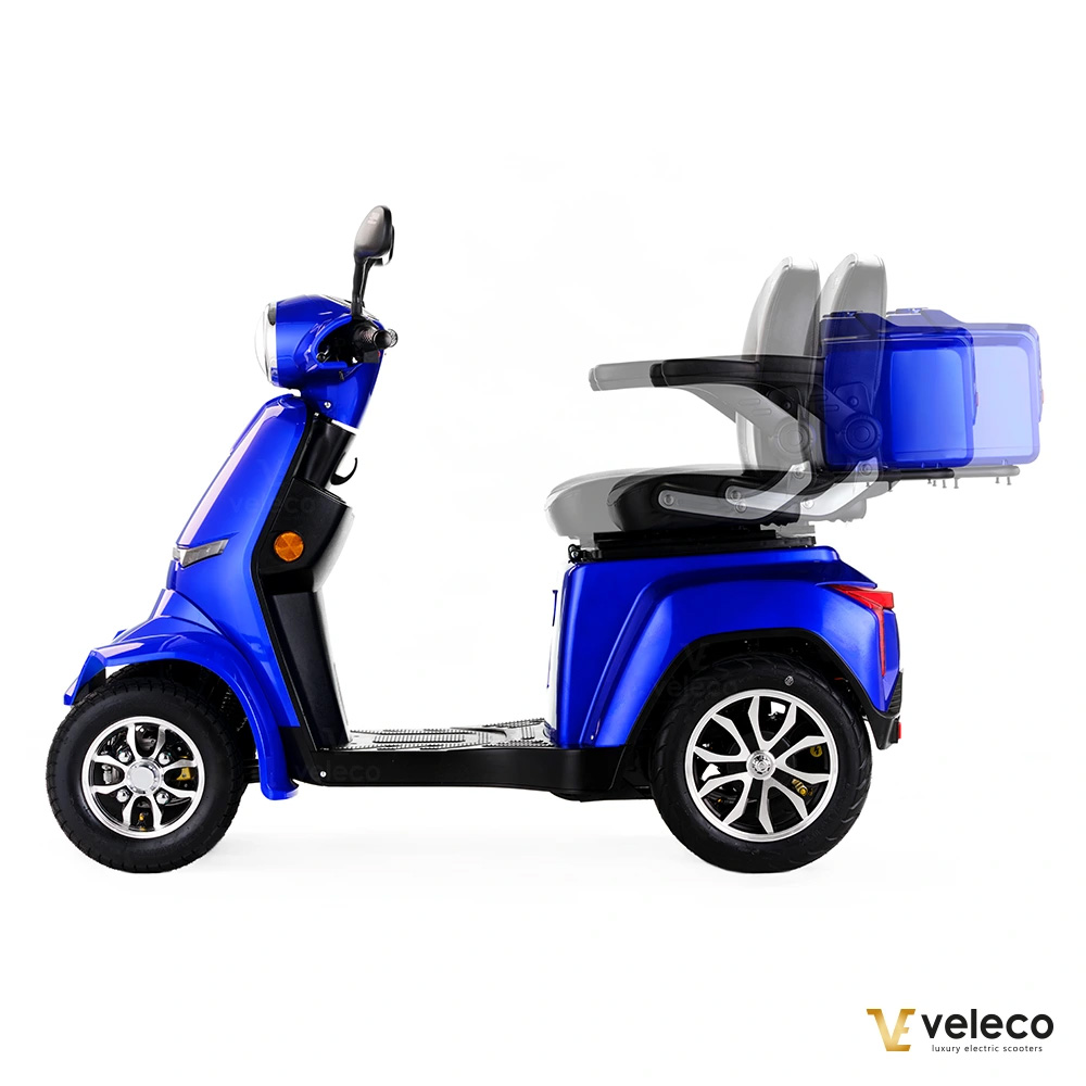 Promenadscooter Bäst i Test med Li-Ion batteri - Gravis Blå - 14