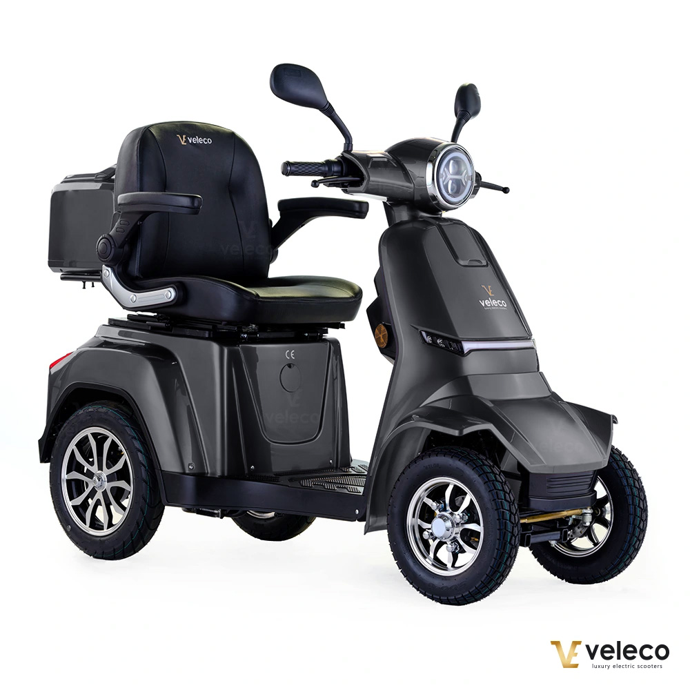 Promenadscooter Bäst i Test med Li-Ion batteri - Gravis Grå - 5