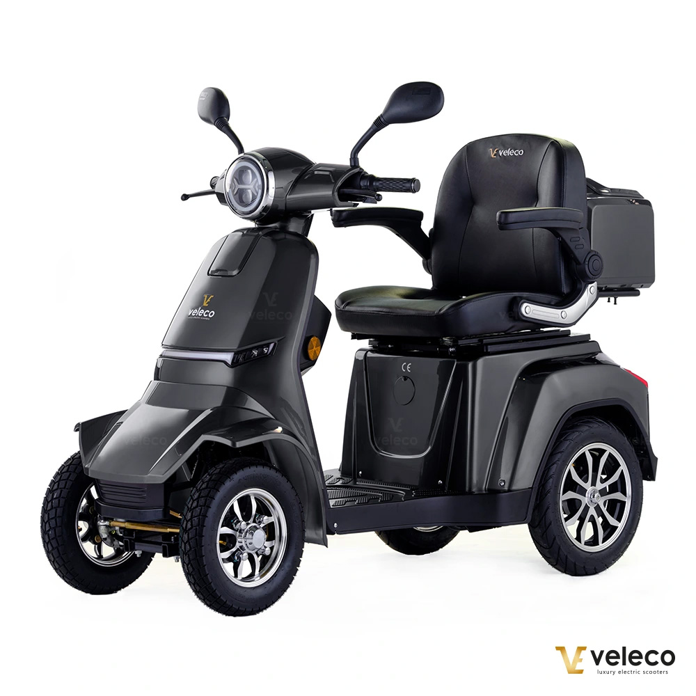 Promenadscooter Bäst i Test med Li-Ion batteri - Gravis Grå - 2