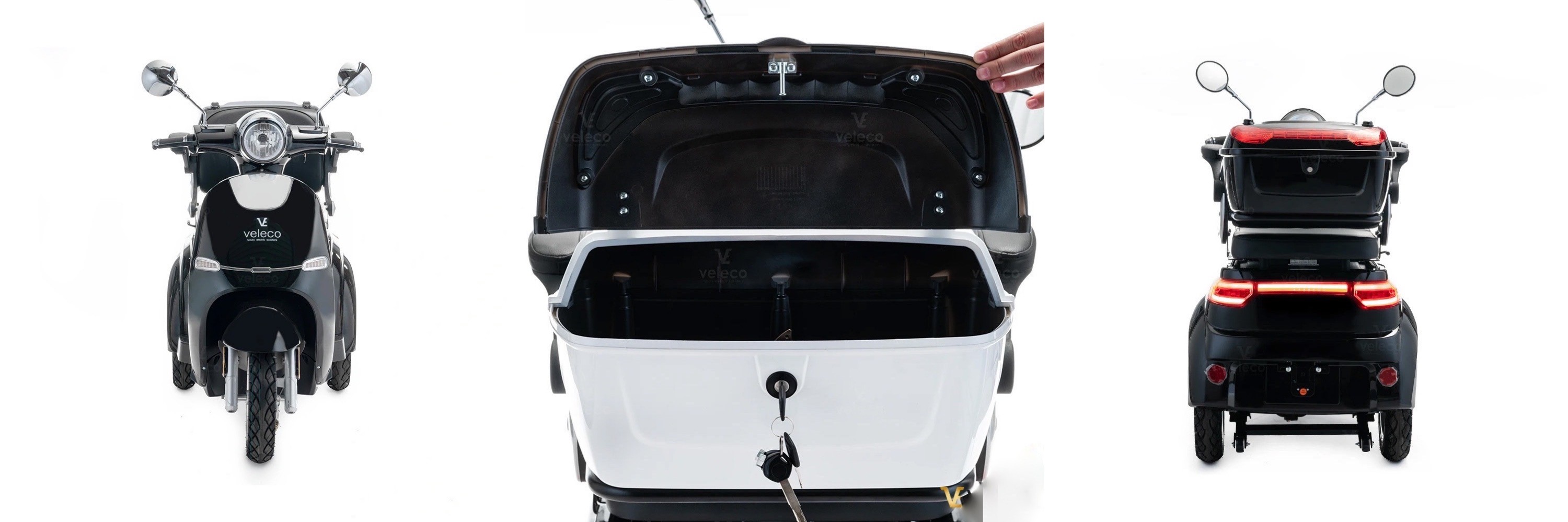 Promenadscooter 1000 W motor Cristal