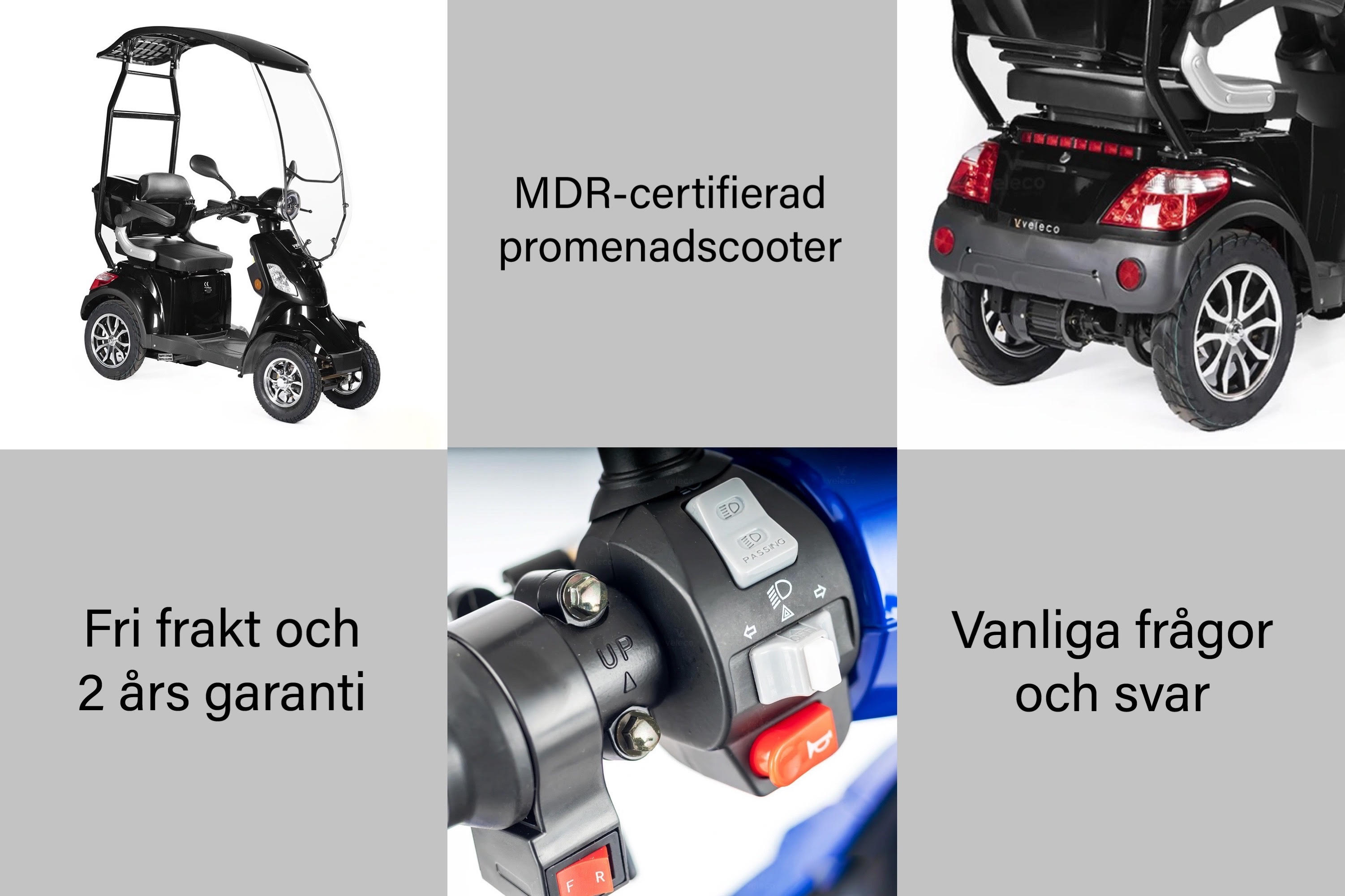 FAQ Promenadscooter med Tak Bäst i Test Inwi Store