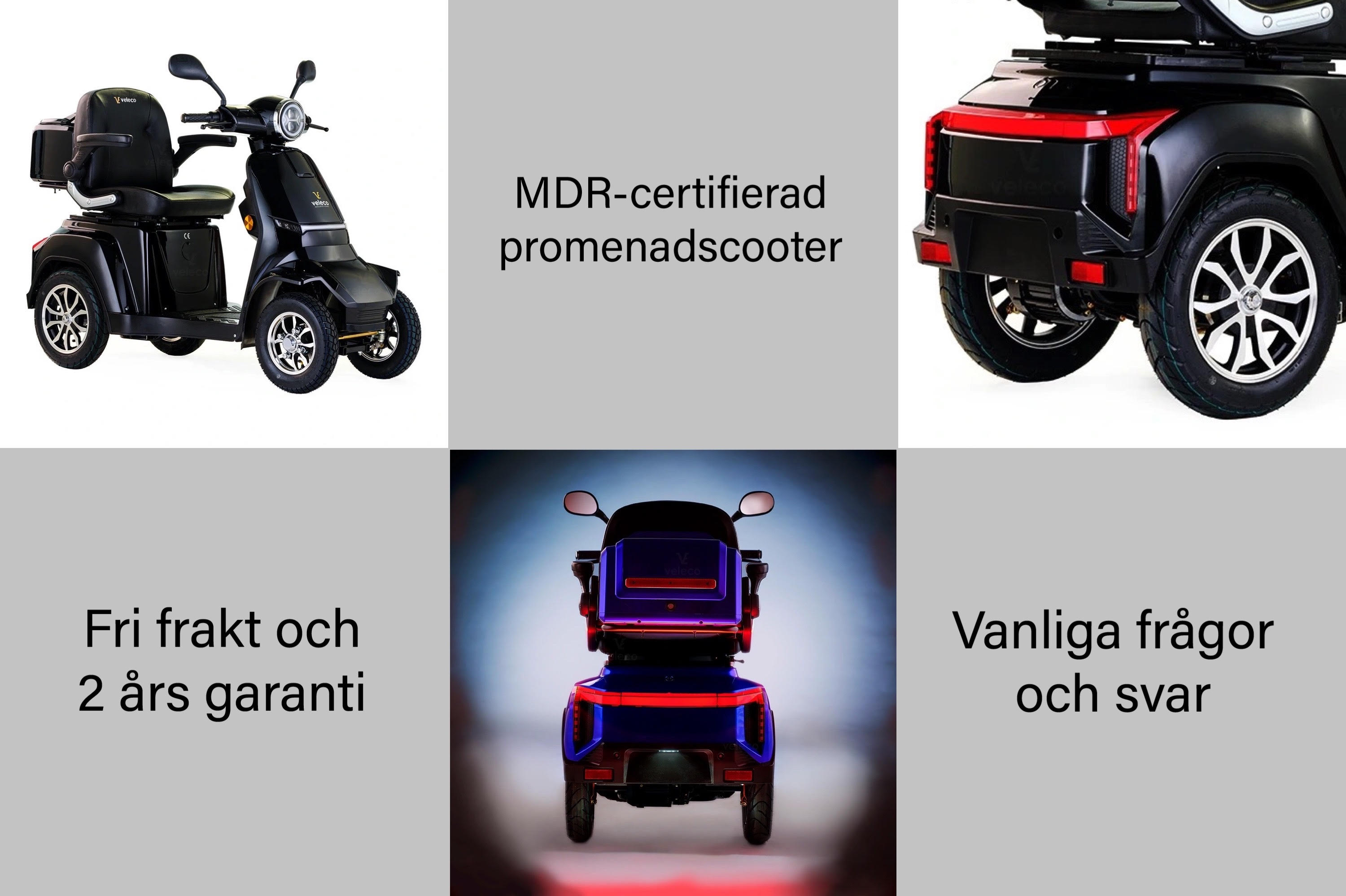 Promenadscooter Gravis bäst i test FAQ LED-belysning