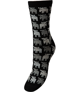 SOCKS MOOSE BLACK 36-40