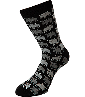 SOCKS MOOSE BLACK 41-45
