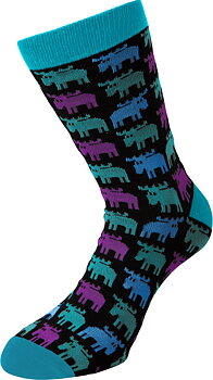 SOCKS MOOSE BLUE 41-45