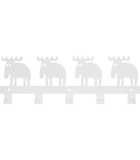 VÄGGHÄNGARE 5-KROK VIT