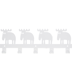 VÄGGHÄNGARE 5-KROK VIT