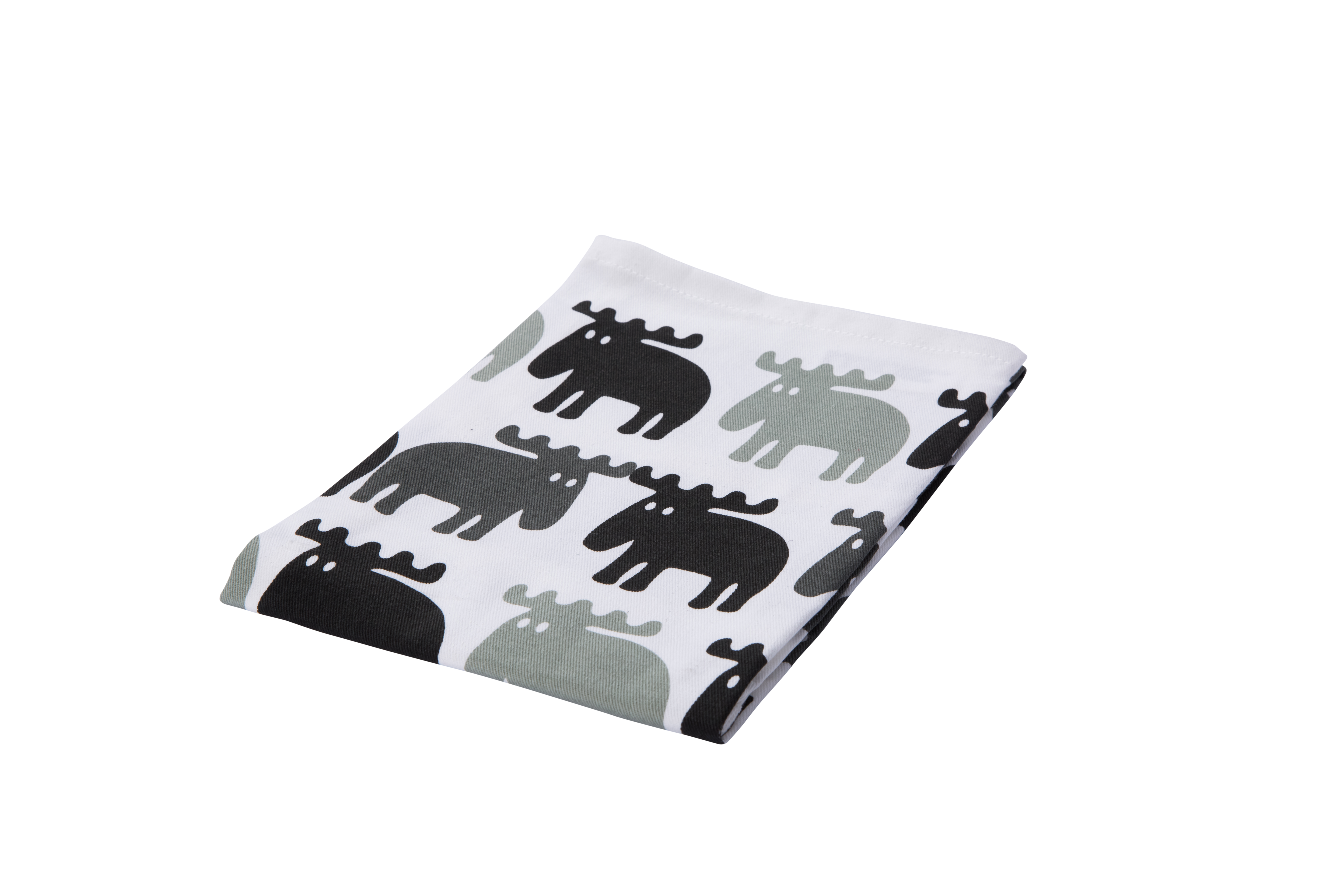 KITCHENTOWEL CLASSIC MOOSE BLACK