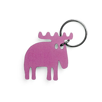 NYCKELRING A ÄLG ROSA