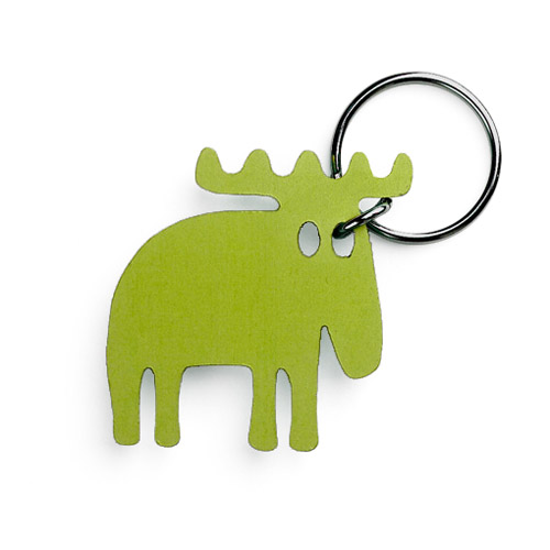 NYCKELRING A ÄLG LIME