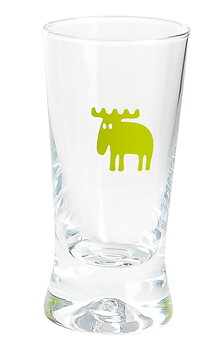 SNAPSGLAS ÄLG LIME