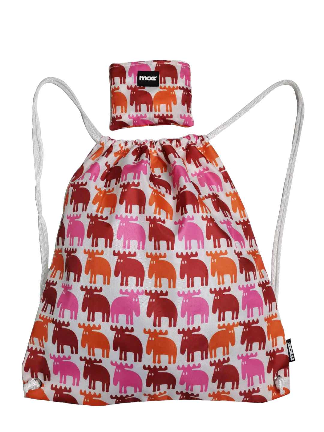 STRINGBAG MOOSE FOLDABLE RED