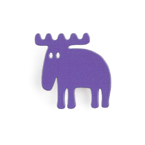 MAGNET A ÄLG LILA