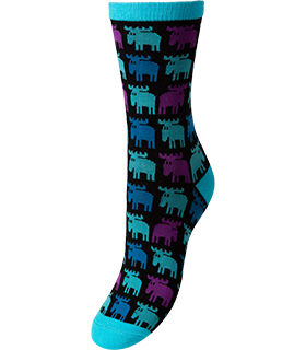 SOCKS MOOSE BLUE 36-40