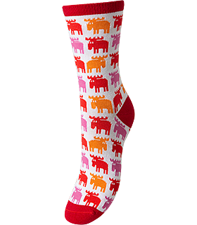SOCKS MOOSE RED 36-40