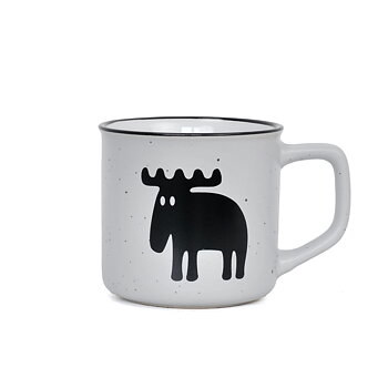 Mugg Moz pastell grå