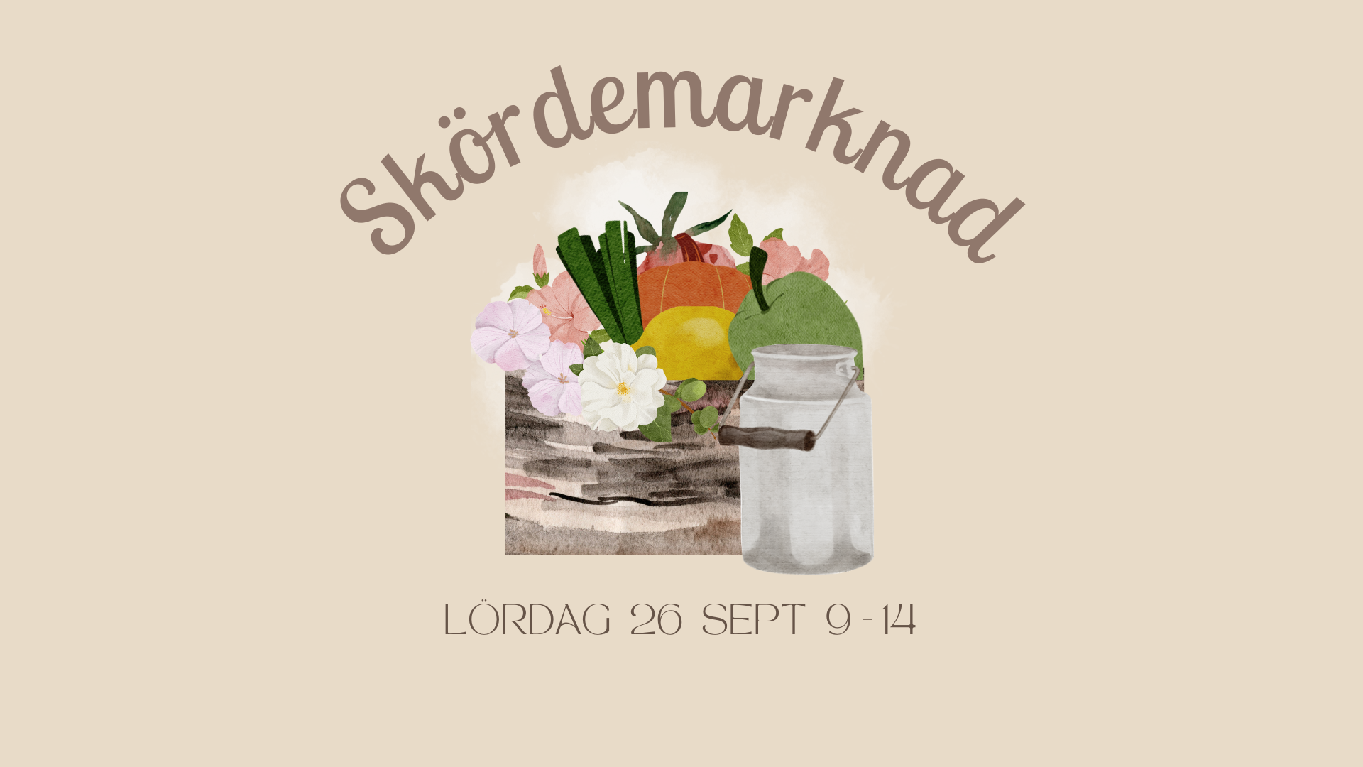 Skördemarknad 26/9