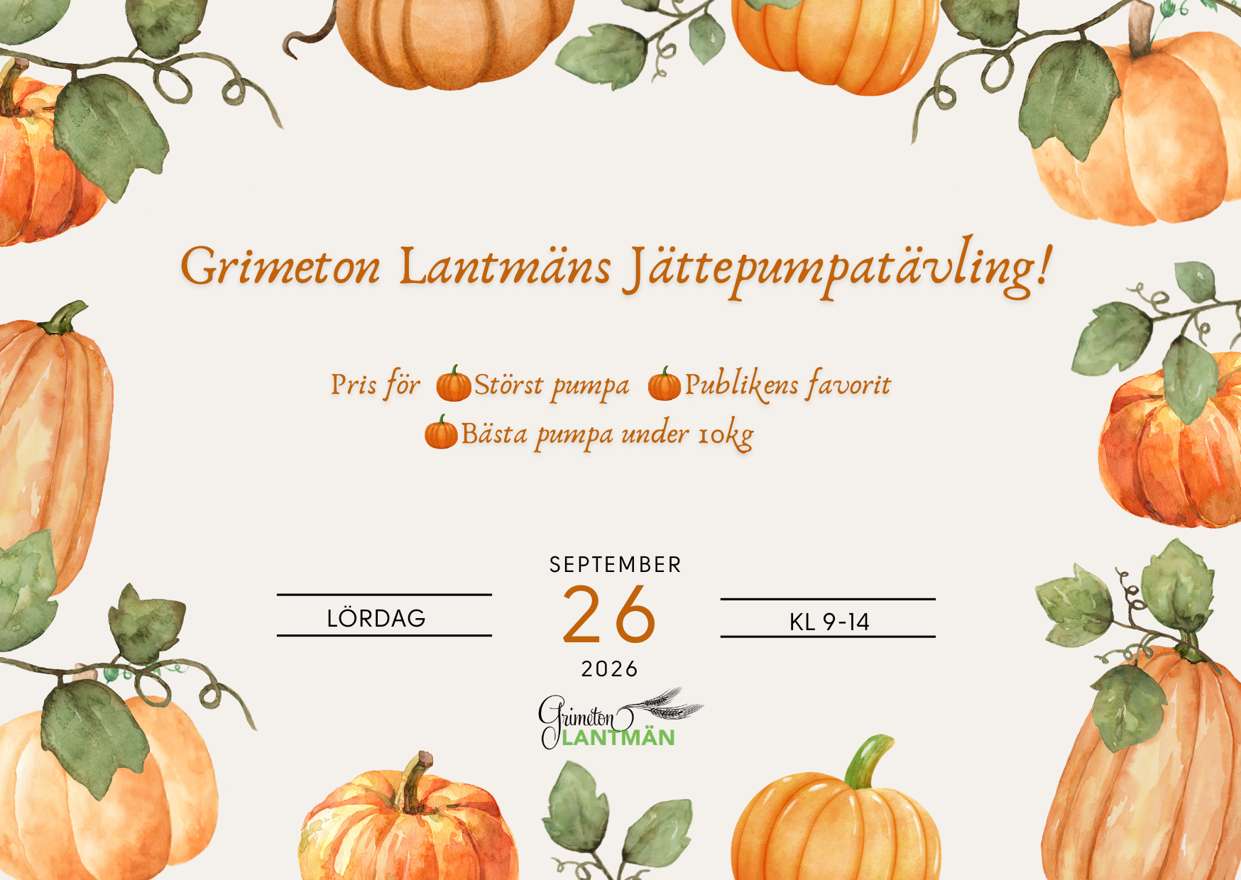Jättepumpatävling 26/9