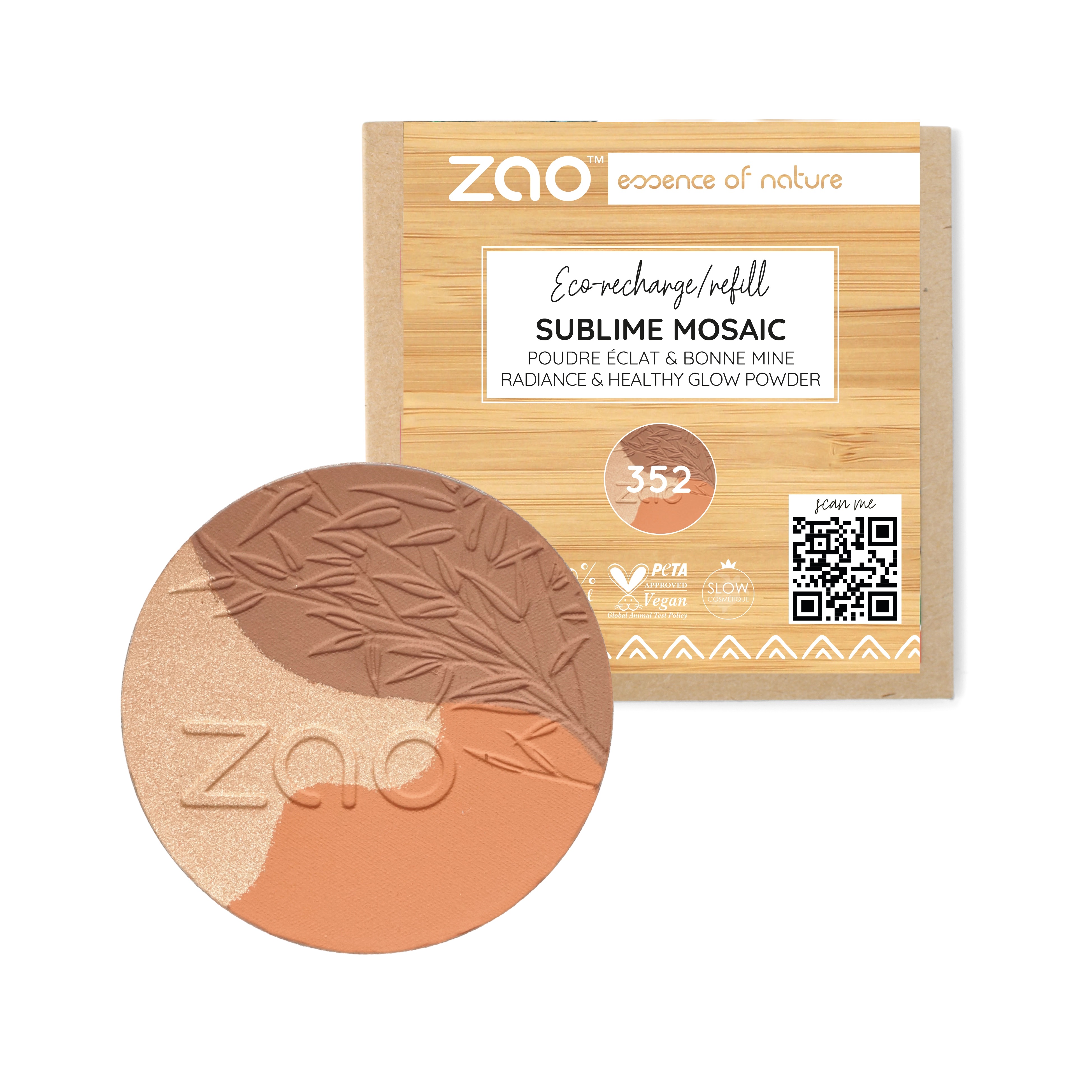 ZAO Refill Sublime Mosaic 352 Bronzed sunset