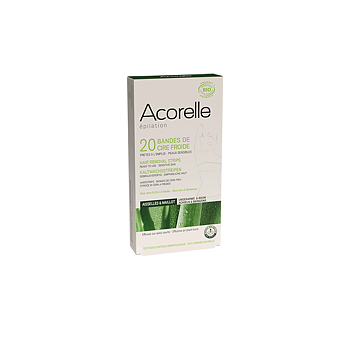Acorelle Cold Wax Hair Removal Strips for armhuler & bikinilinje