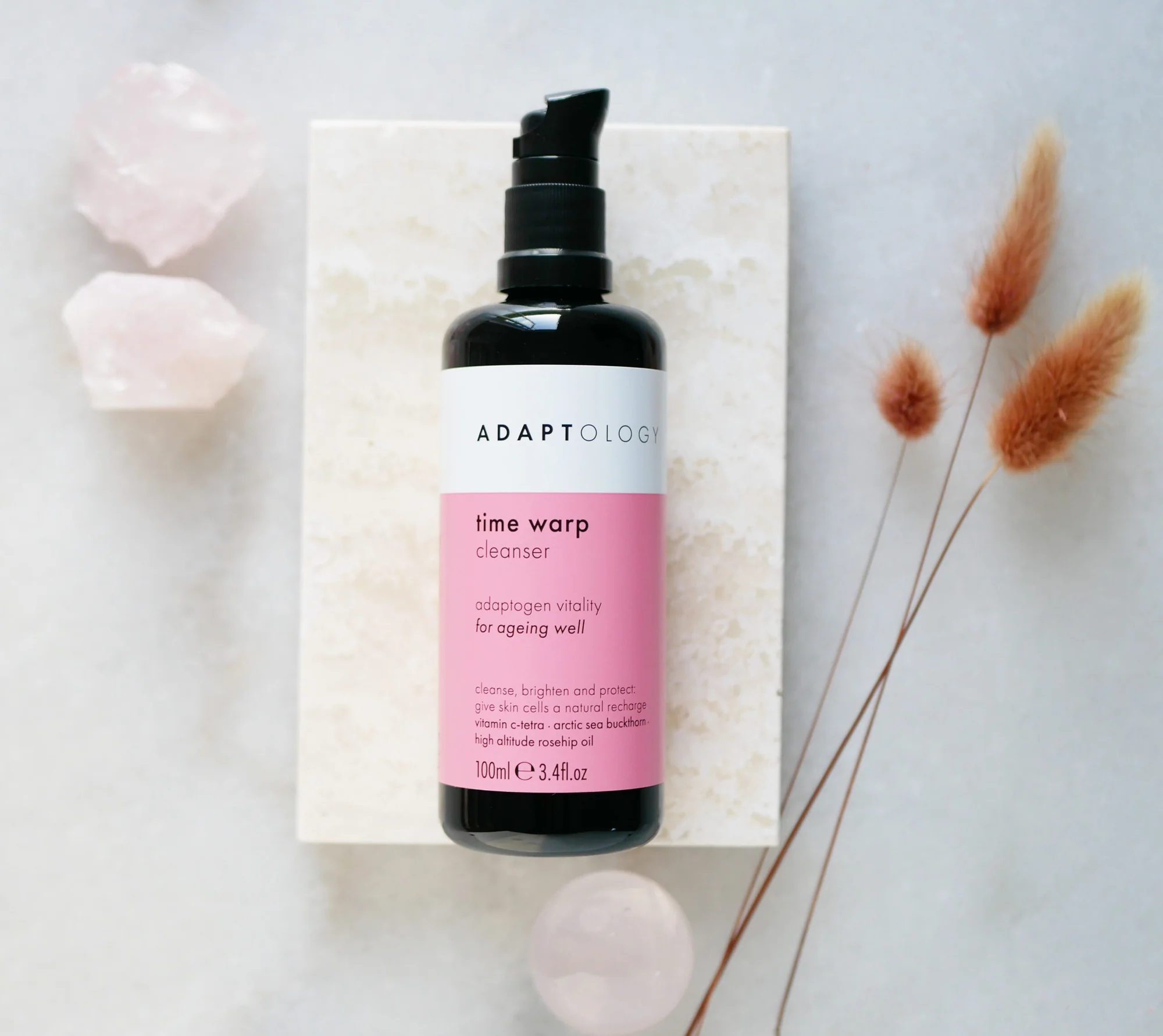 ADAPTOLOGY TIME WARP CLEANSER 100ml | Cellefornyende oljerens til moden hud - 4