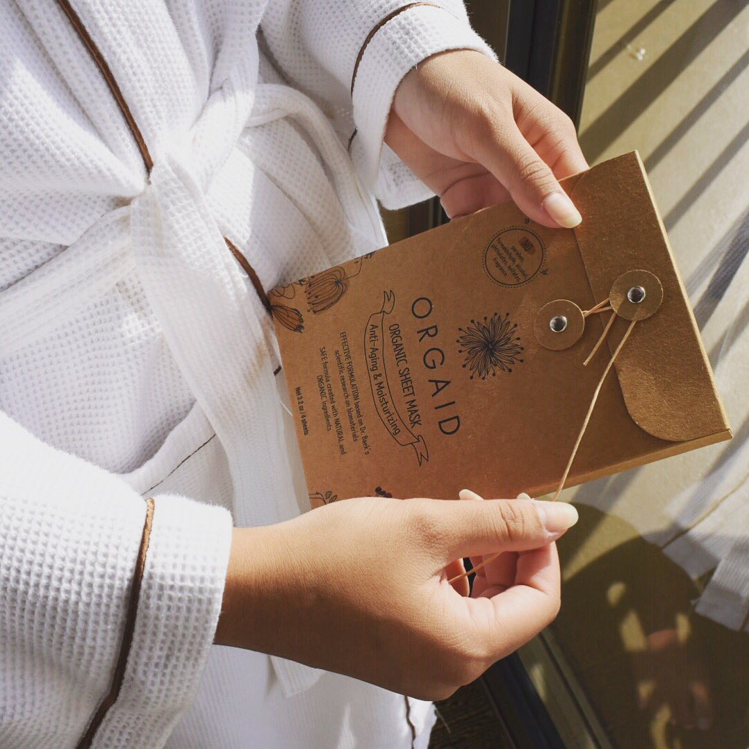 ORGAID Anti-Aging & Moisturizing Organic Sheet Mask Box (4 stk.) - 4