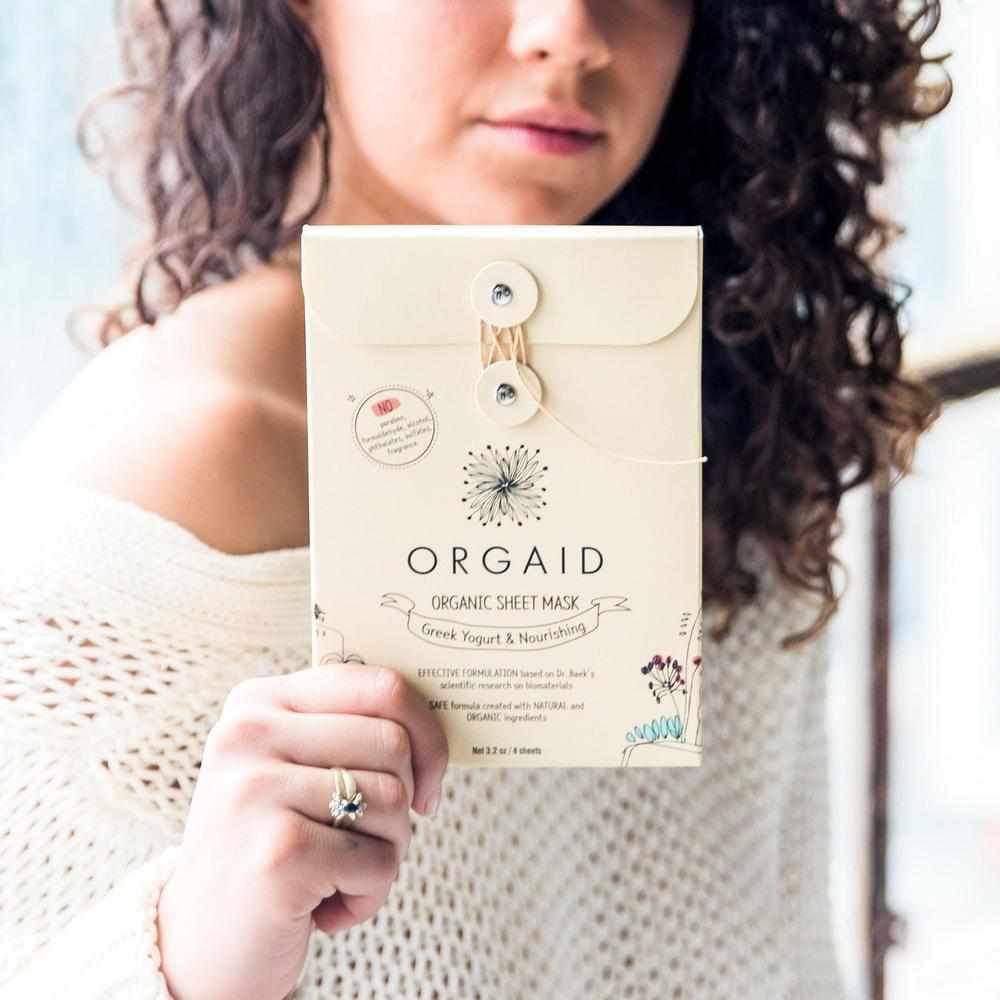 ORGAID Firming & Nourishing Organic Sheet Mask Box (4 stk.) - 2