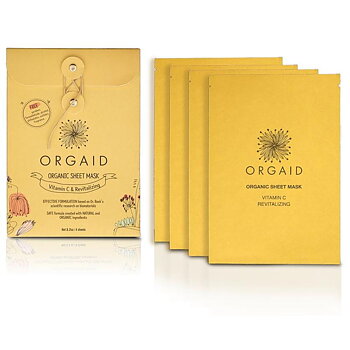 ORGAID Vitamin C & Revitalizing Organic Sheet Mask Box (4 stk.)