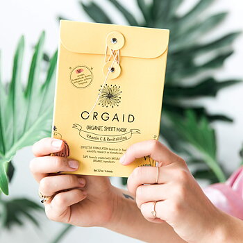 ORGAID Vitamin C & Revitalizing Organic Sheet Mask Box (4 stk.)