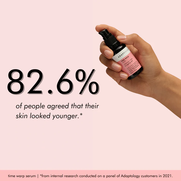 ADAPTOLOGY TIME WARP SERUM 30ml | Effektivt anti-age serum med niacinamid - 2