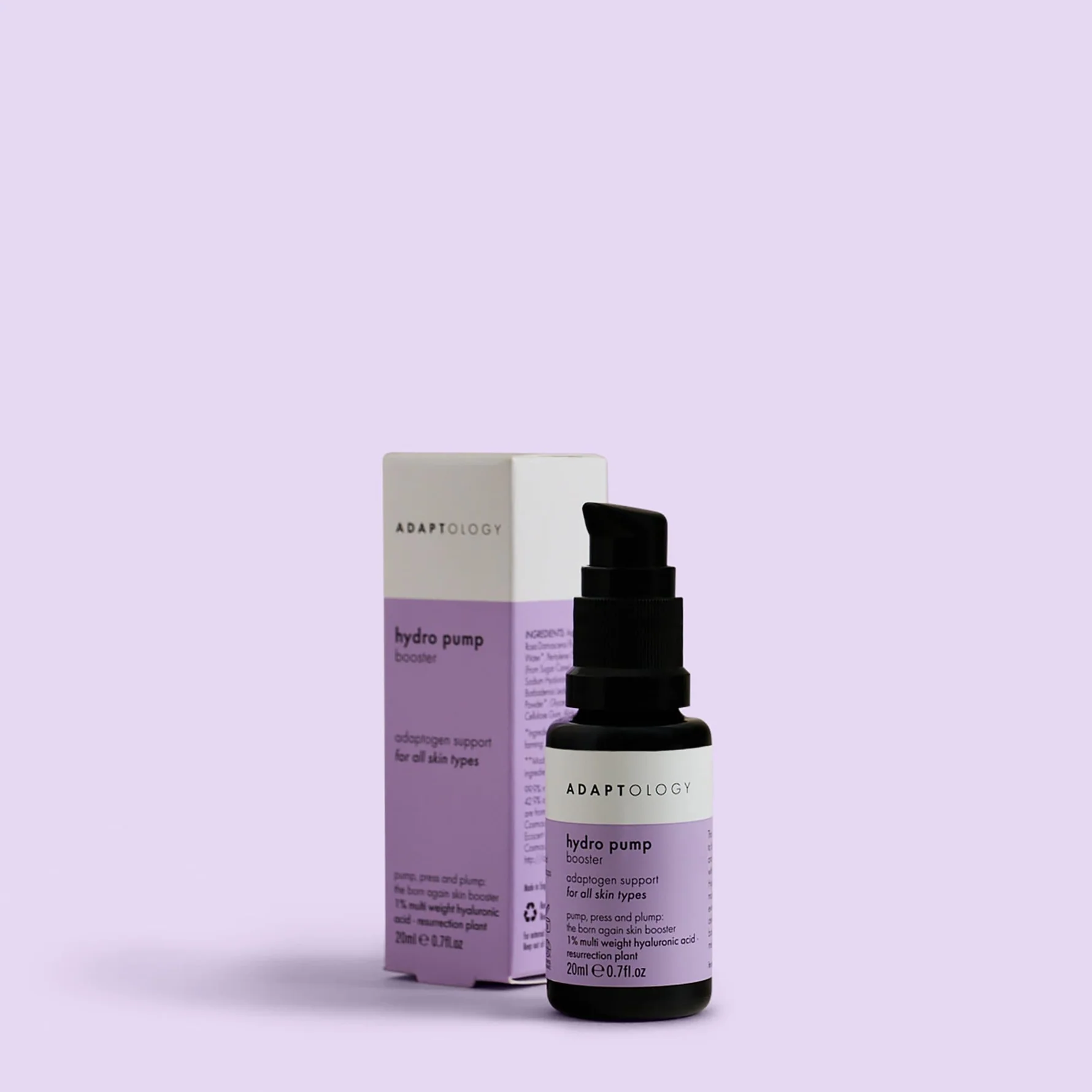 ADAPTOLOGY HYDRO PUMP BOOSTER 20ml | Dyptvirkende fuktighetsgivende  hyaluronserum - 6