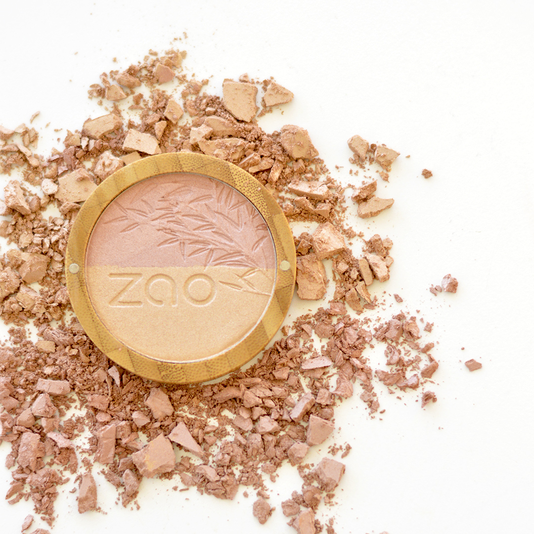 ZAO Shine-up Powder duo 311 Pink & gold | Økologisk highlighter - 5