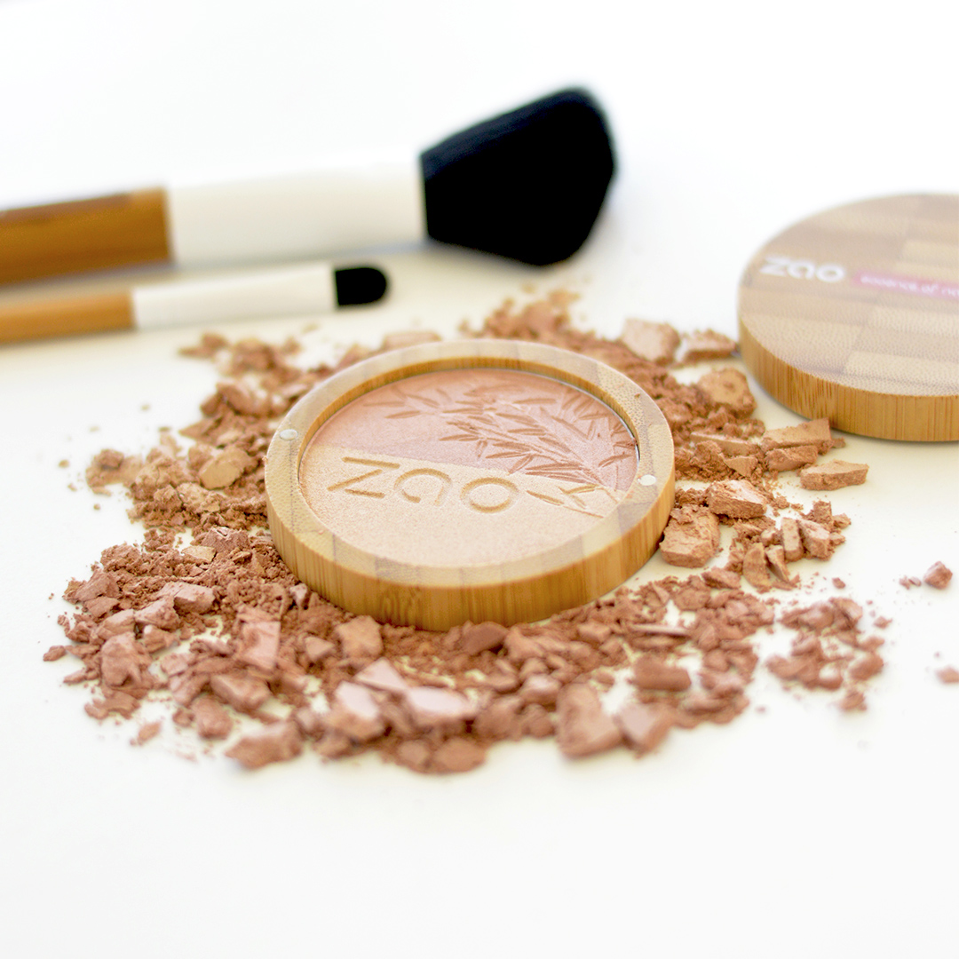 ZAO Shine-up Powder duo 311 Pink & gold | Økologisk highlighter - 6