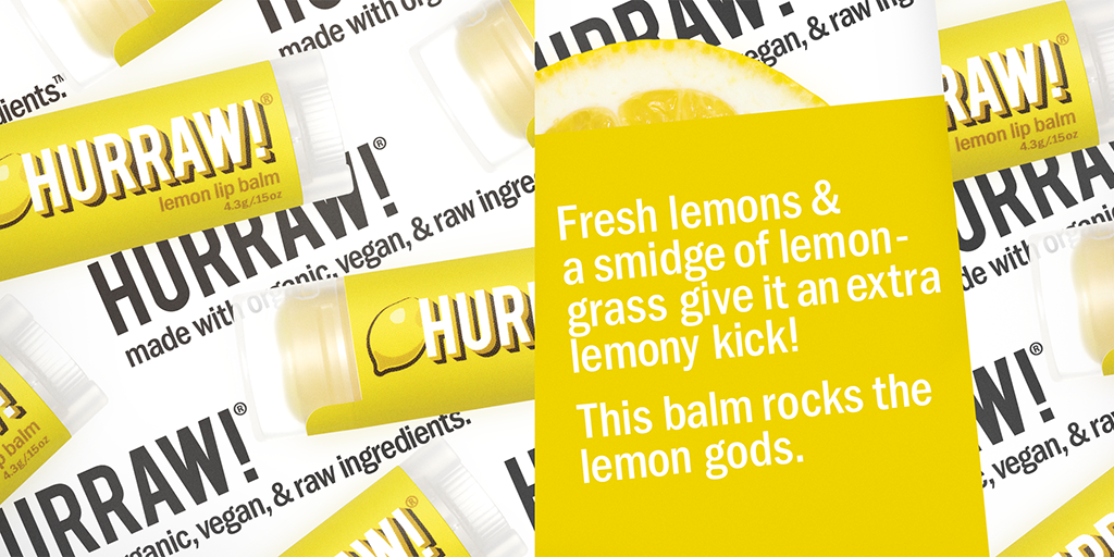 HURRAW! Lemon Lip Balm - 2