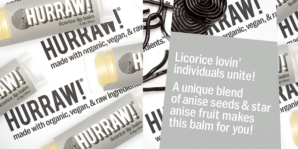 HURRAW! Licorice Lip Balm - 2